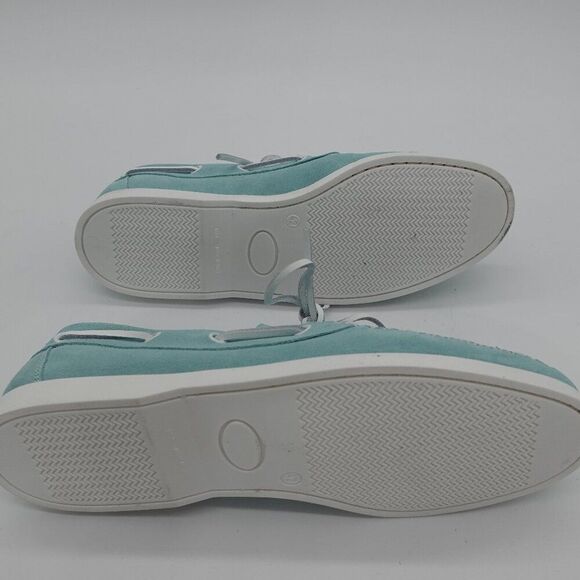 8 By Yoox Torquiose Shoes, NEW - Picture 2 of 8